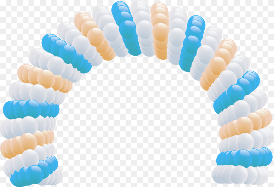 Arki Iz Sharov Na Prozrachnom Fone, Balloon, Arch, Architecture Free Transparent Png