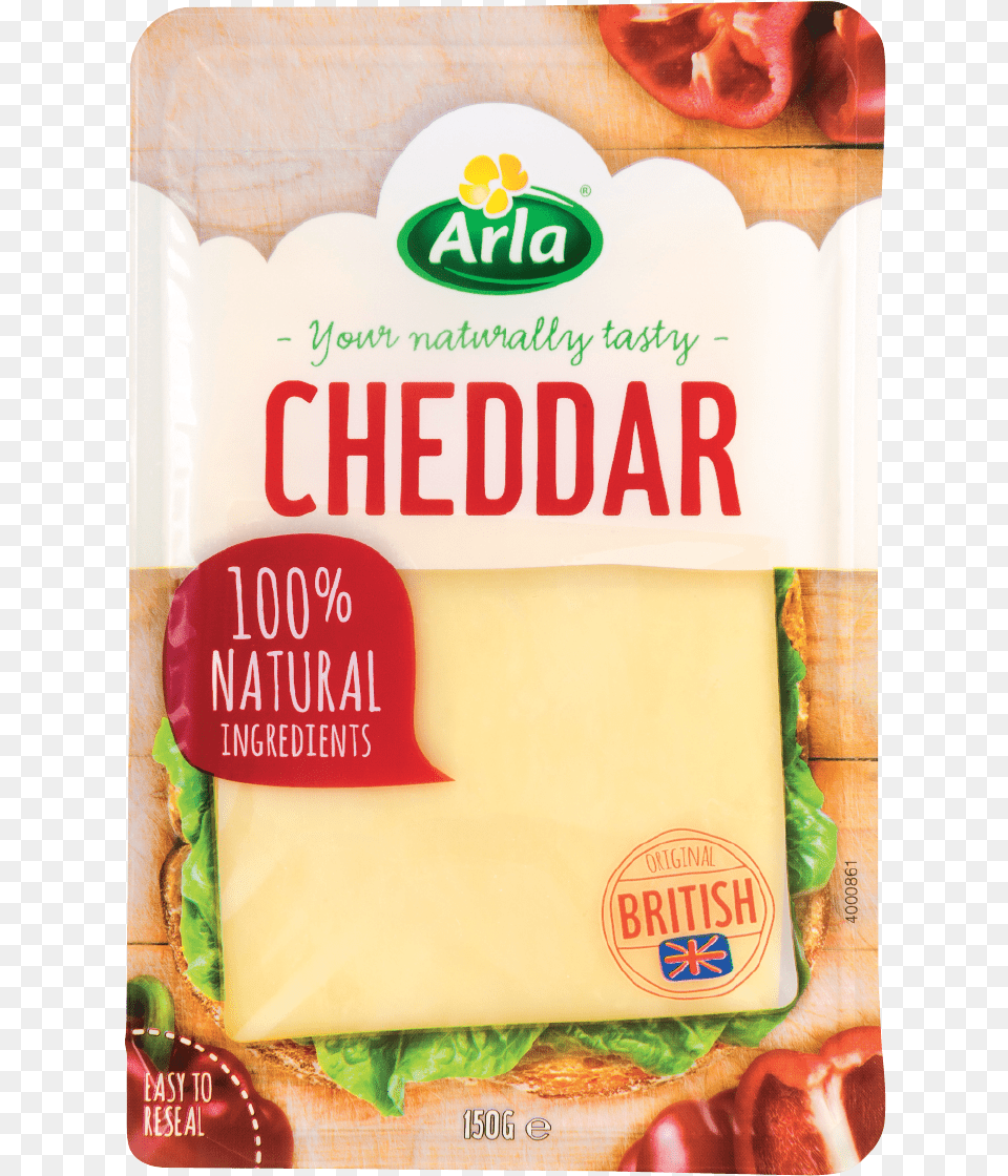 Arla Cheddar Slices 150g Arla Cheddar Cheese Slices 150g, Food Png Image