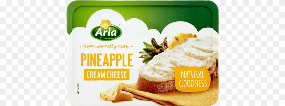 Arla Cream Cheese Pineapple 150g Arla Pineapple Cream Cheese, Food, Lunch, Meal, Advertisement Png