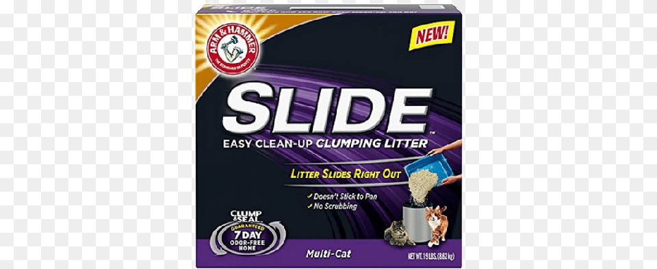 Arm And Hammer Slide Litter, Advertisement, Poster, Adult, Person Png Image