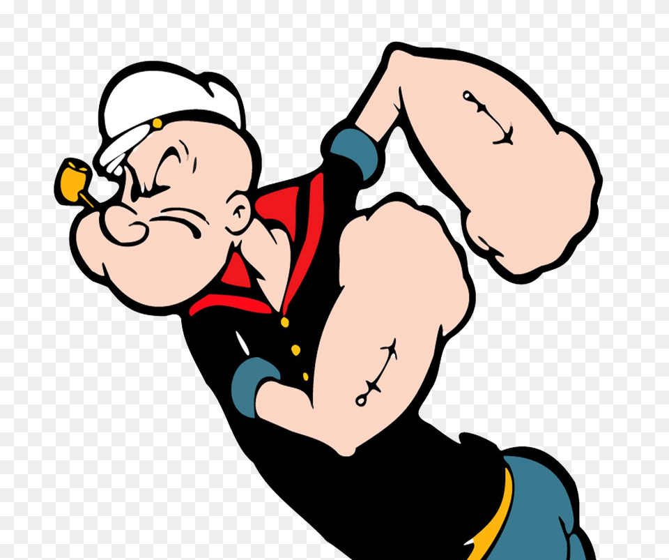 Arm Clipart Popeye, Baby, Person, Face, Head Free Png Download
