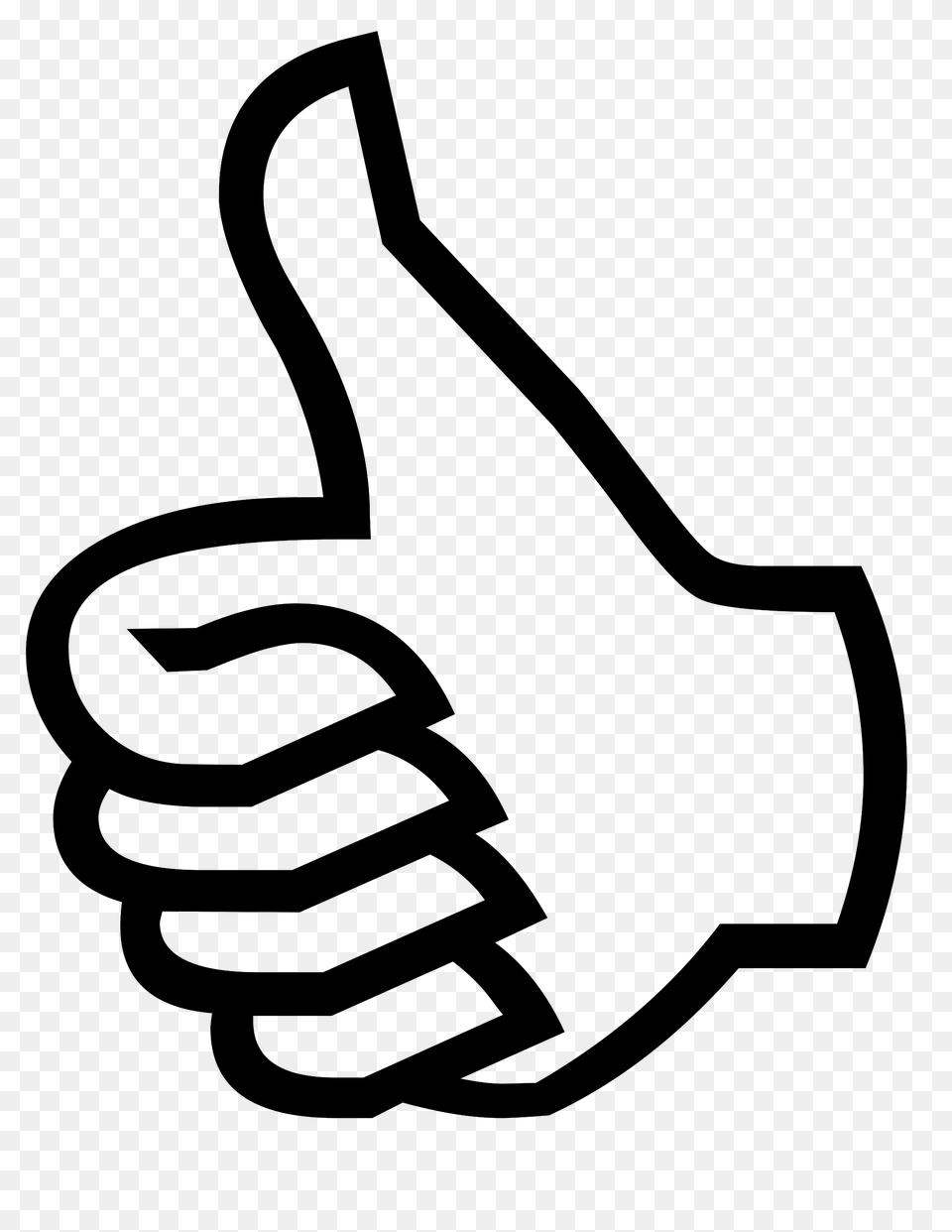 Arm Clipart Thumb Up, Gray Png