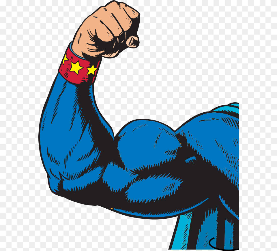 Arm Flexing Clipart Superhero Arm, Body Part, Person, Hand, Fist Free Png