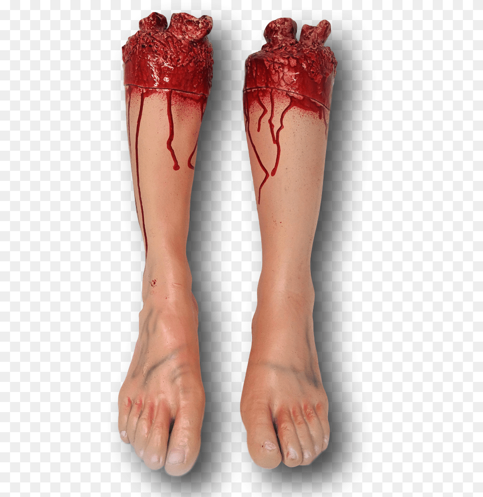 Arm Foot Fake Bloody Prop Halloween Severed Legs, Person, Ankle, Body Part Png Image