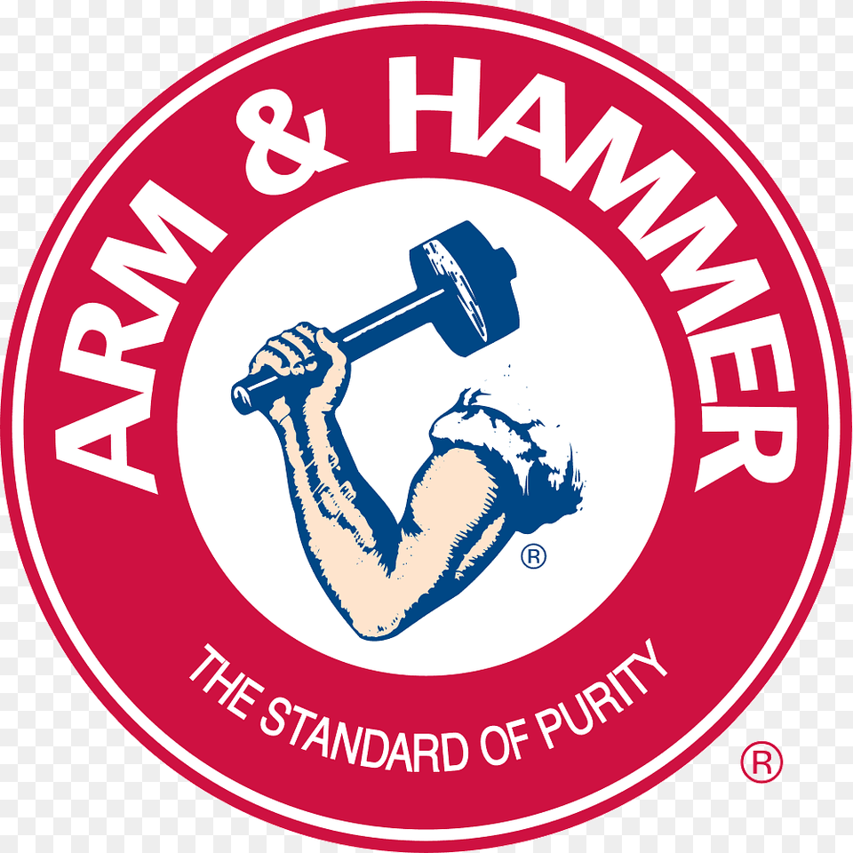 Arm Hammer Logo, Adult, Male, Man, Person Free Png Download