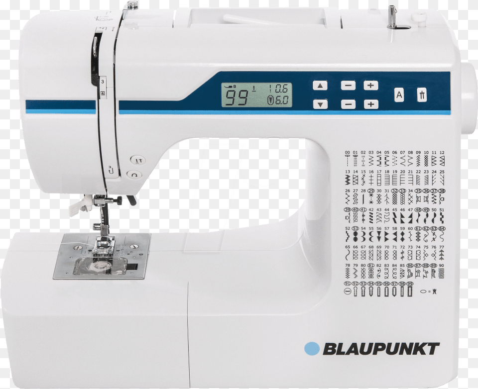 Arm Sewing Machine 200 Stitch Programs Blaupunkt Blaupunkt, Appliance, Device, Electrical Device, Sewing Machine Png Image