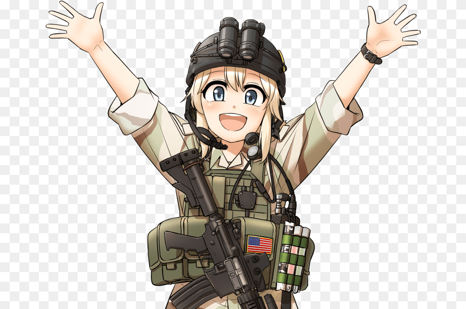 Arma 3 Community Joined Tsb Anime Soldier Meme, Book, Comics, Person, Publication Free Png