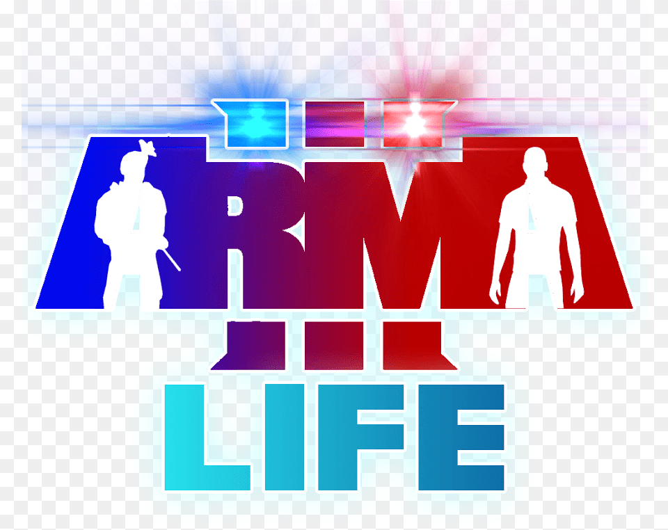 Arma 3 Life Logo, Adult, Male, Man, Person Free Transparent Png