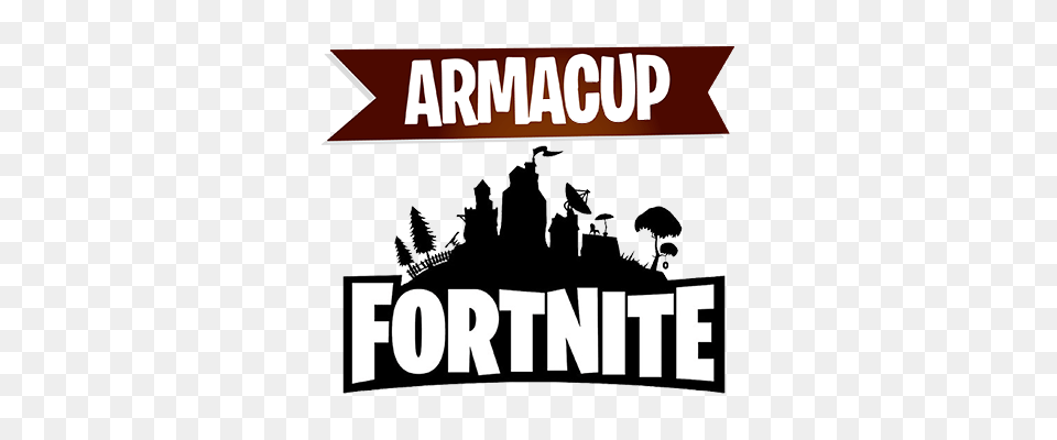 Armacup Fortnite Logo, Advertisement, Poster, Publication, People Png Image