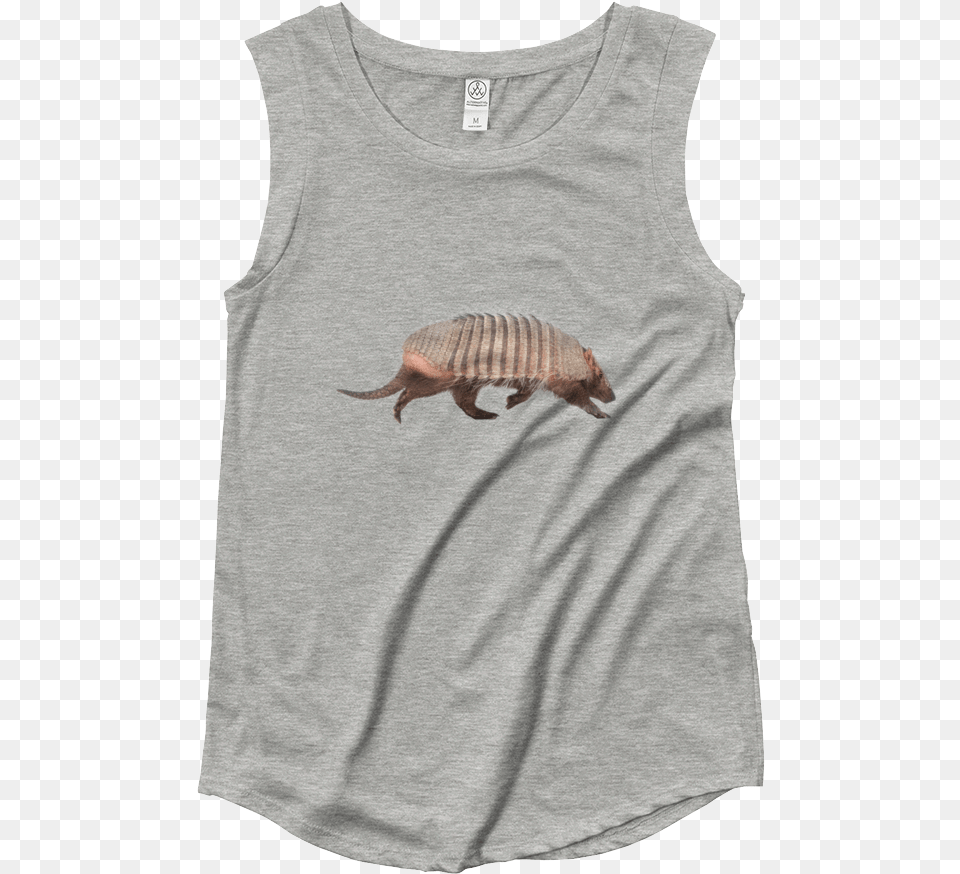 Armadillo Ladies Cap Sleeve T Shirt, Person, Animal, Wildlife, Mammal Png