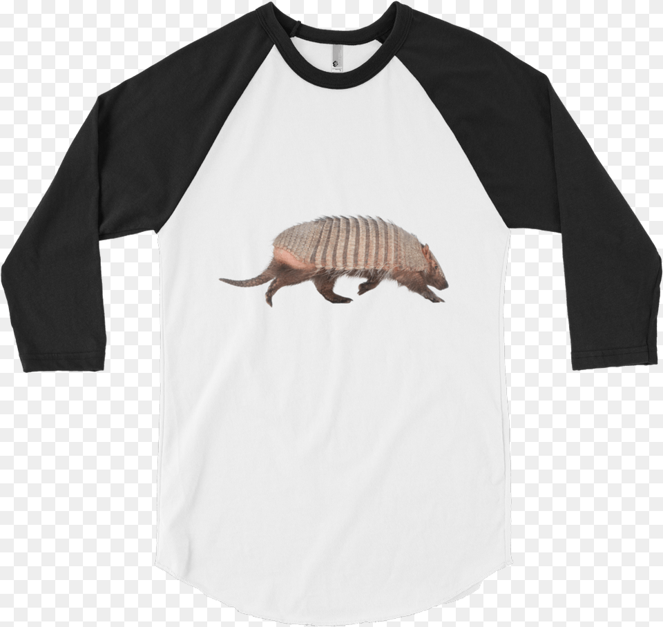 Armadillo Print 34 Sleeve Raglan Shirt Rip Toys R Us, Clothing, Animal, T-shirt, Wildlife Free Png Download