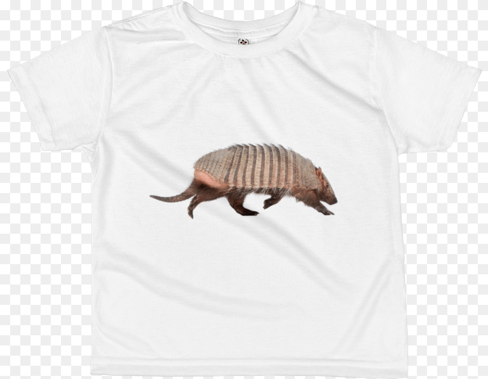 Armadillo Print All Over Kids Sublimation T Shirt Geronimo Shirt, Animal, Mammal, Wildlife, Clothing Png Image