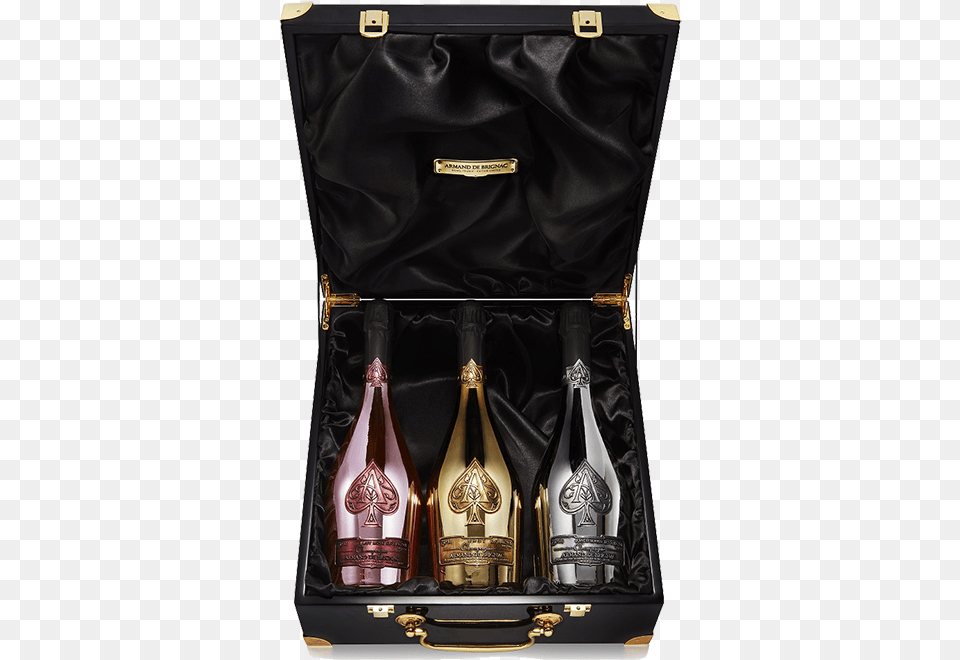 Armand De Brignac Champagne Ace Of Spades Armand De Brignac Champagne, Alcohol, Beverage, Bottle, Liquor Png Image