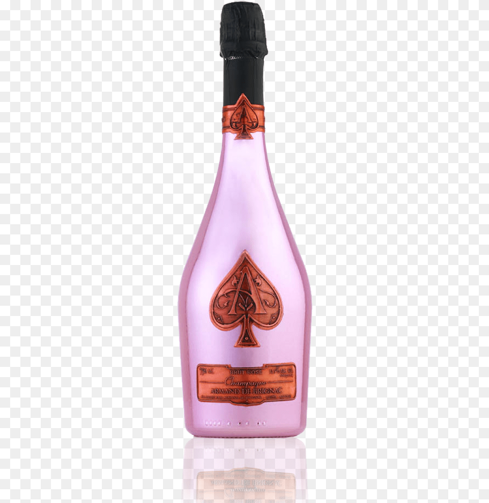 Armand De Brignac Rose Champagne London Ace Of Spades Champagne, Alcohol, Beverage, Liquor, Bottle Png Image