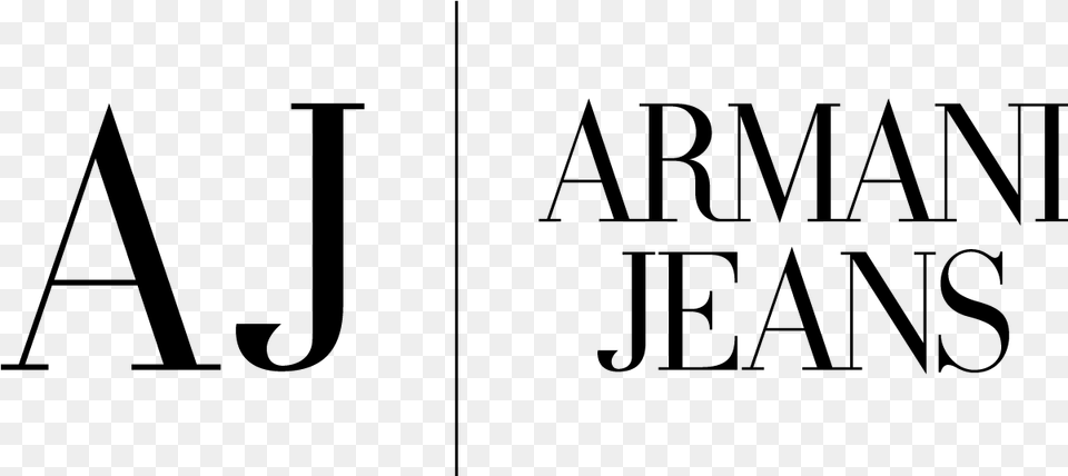 Armani Jeans Logo Logotype Wordmark Textmark Calligraphy, Gray Free Png
