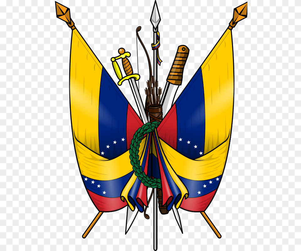 Armas Del Escudo De Venezuela, Sword, Weapon, Blade, Dagger Png Image