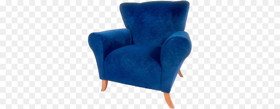 Armchair Blue, Chair, Furniture Free Png Download