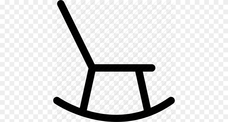 Armchair Chair Furniture Interior Rocking Chair Seat Icon, Rocking Chair Free Png Download