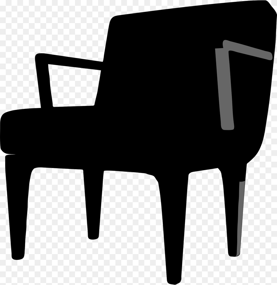 Armchair Clipart, Chair, Furniture, Keyboard, Musical Instrument Free Png