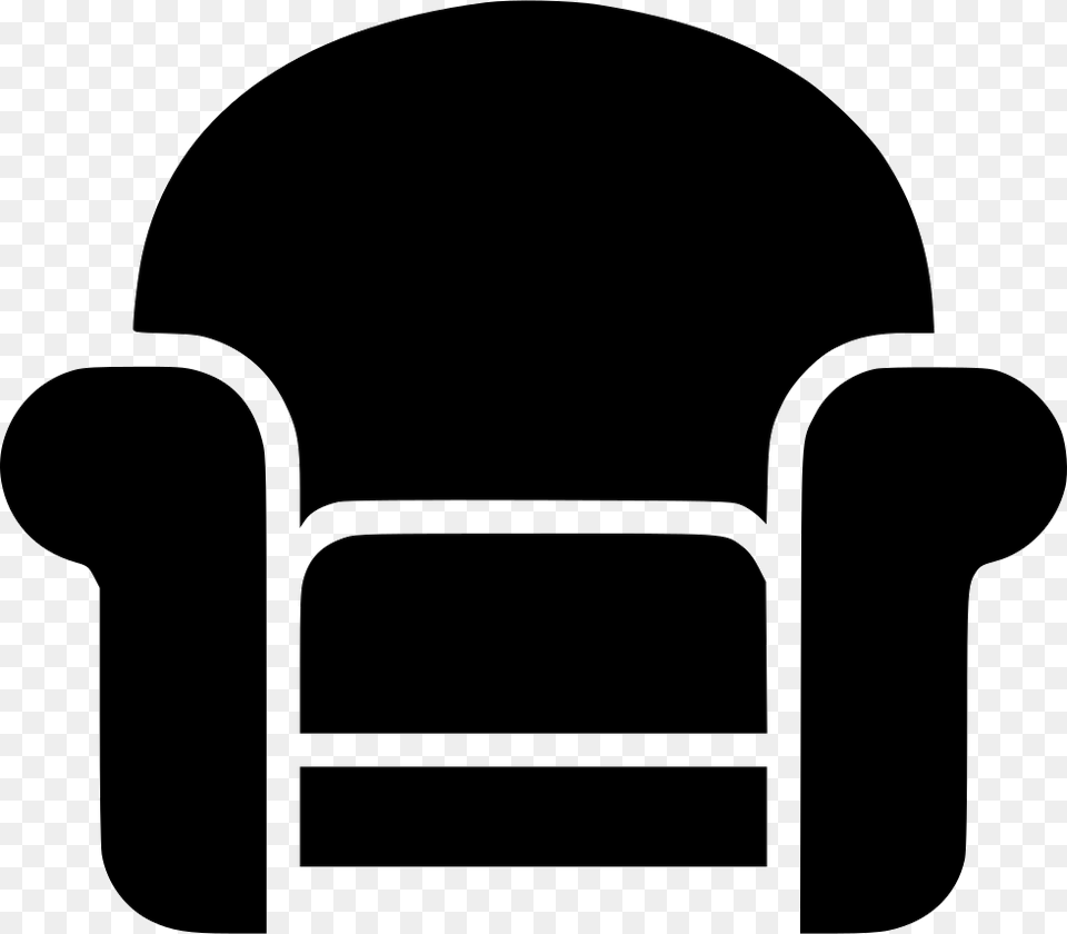 Armchair Clipart Soft Thing New Armchair Clipart, Furniture, Chair, Stencil, Plant Free Png Download