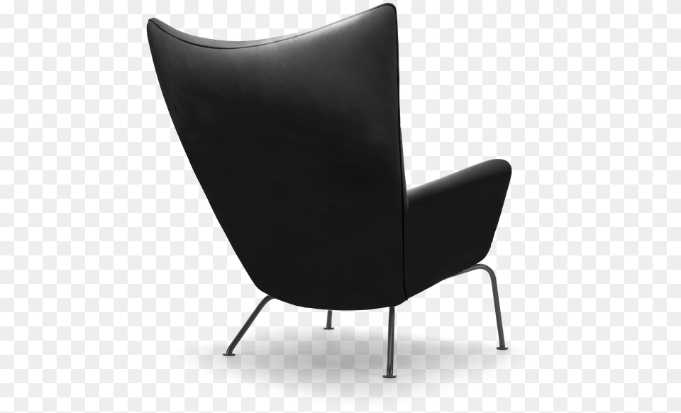 Armchair Drawing Wing Chair Chair From Back, Furniture Free Png Download