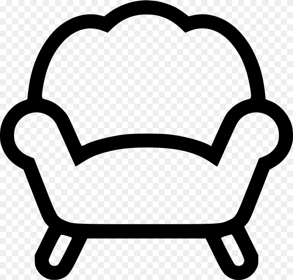 Armchair Furniture Ico, Stencil, Chair, Appliance, Blow Dryer Free Png