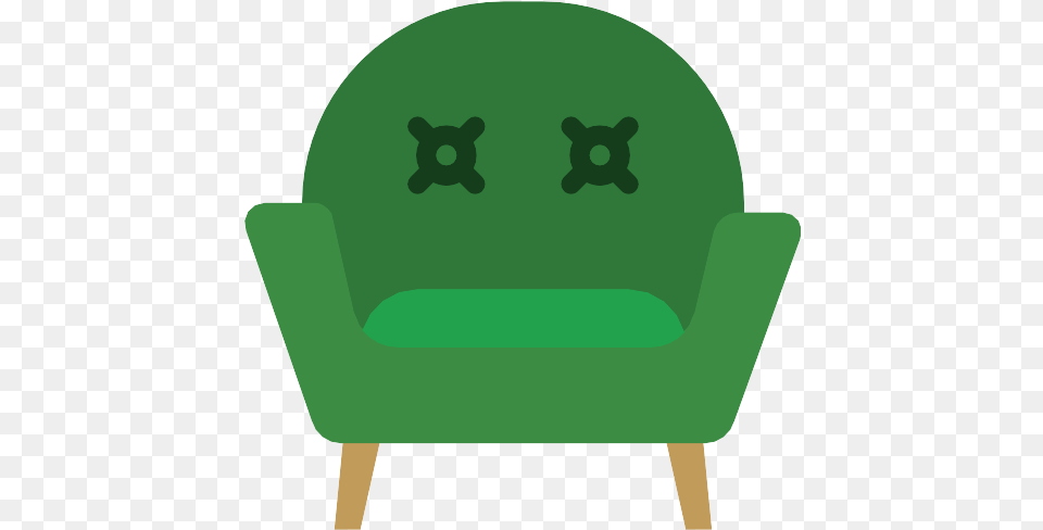 Armchair Icon Chair, Furniture, Green, Animal, Bear Png Image