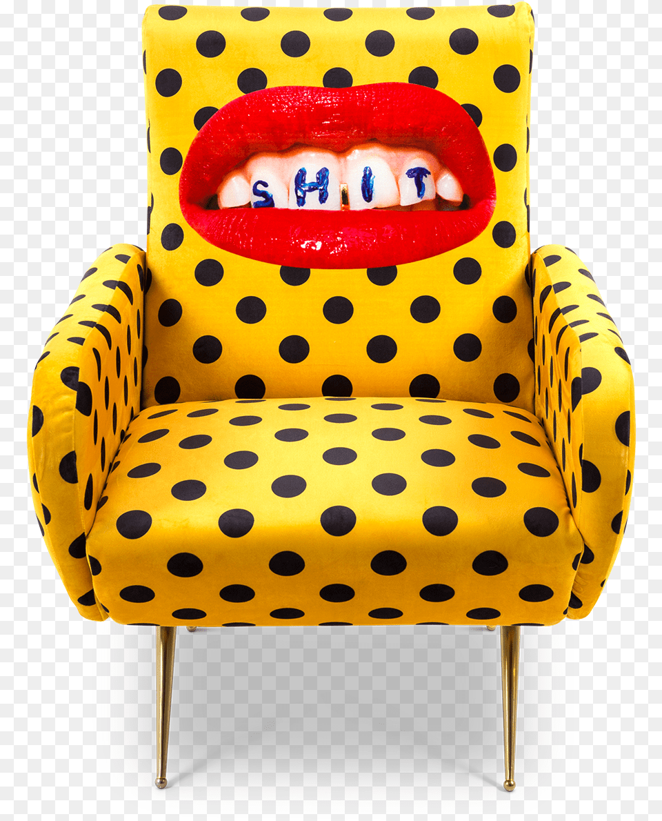Armchair Shit 0 Seletti Armchair, Furniture, Pattern, Toy, Chair Free Png Download