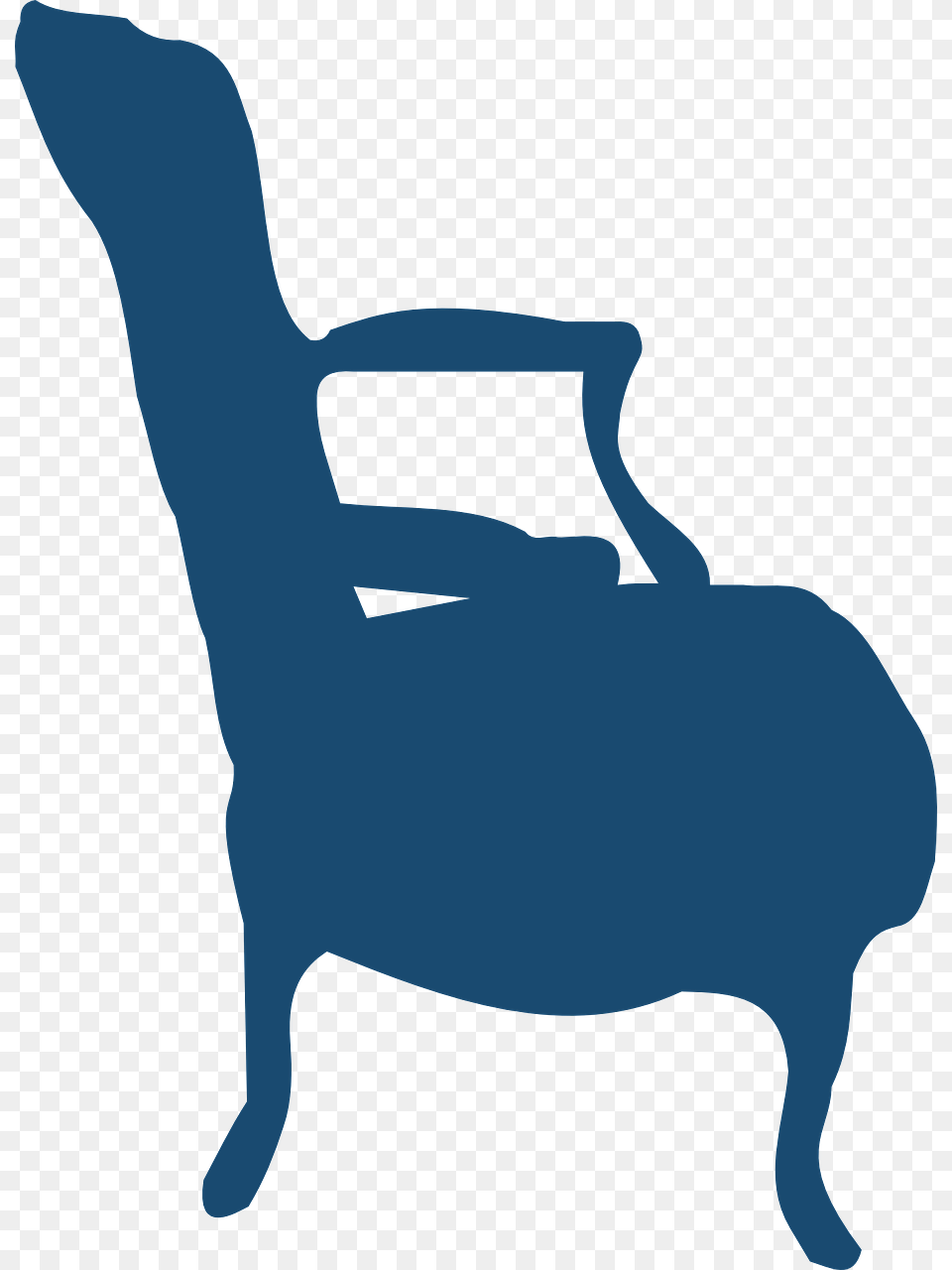 Armchair Silhouette, Furniture, Chair, Person Png