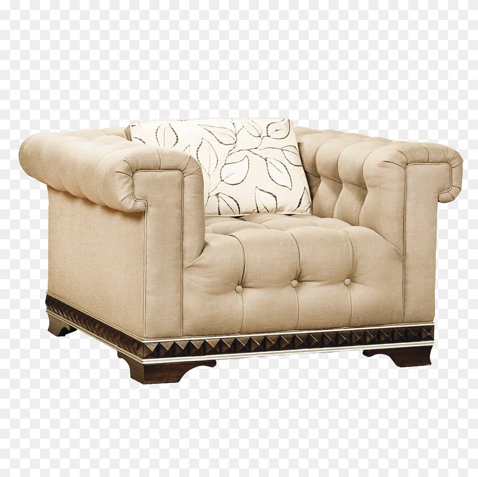 Armchair Vintage Sideview, Chair, Couch, Furniture Free Png Download