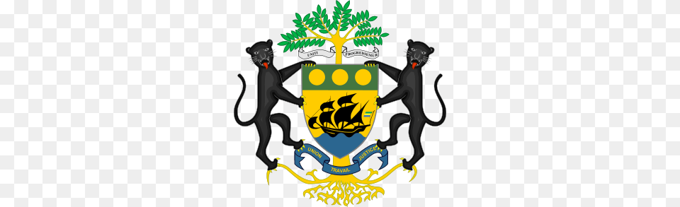 Armed Forces Of Gabon Revolvy, Emblem, Symbol, Logo, Smoke Pipe Png Image