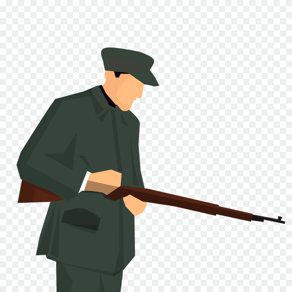 Armed Man Clipart, Weapon, Rifle, Firearm, Gun Free Png