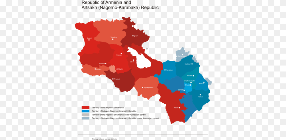 Armenia Amp Karabakh Vector Map Armenia And Artsakh Map, Chart, Plot, Outdoors, Nature Free Transparent Png