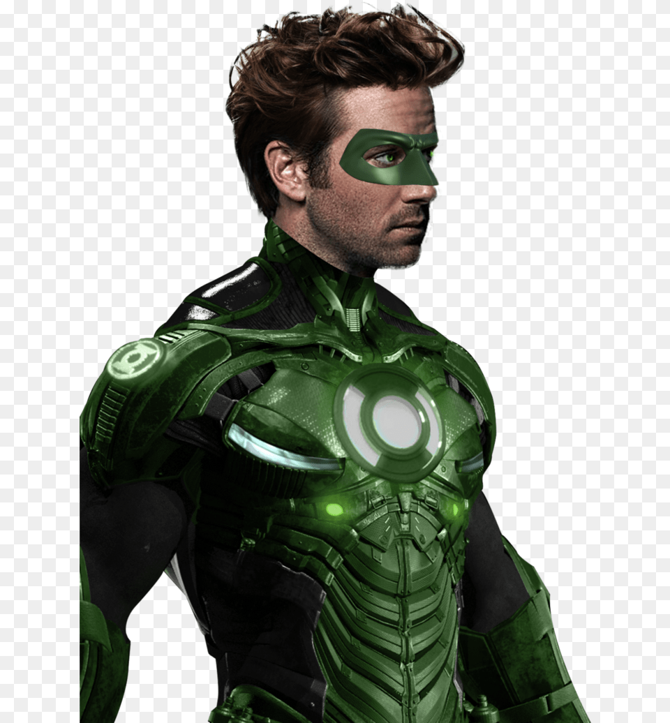 Armie Hammer As Green Lantern, Adult, Person, Clothing, Costume Free Transparent Png