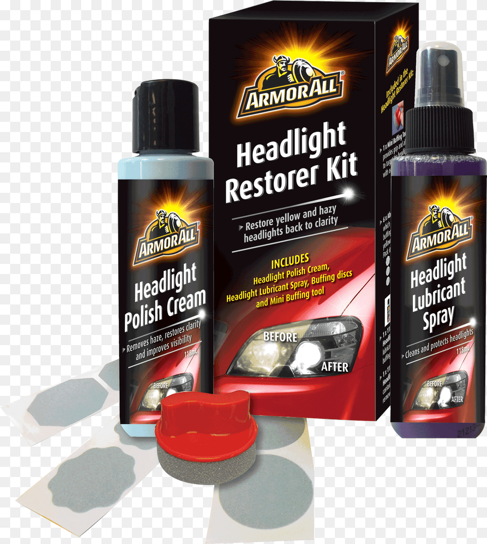 Armor All Headlight Wipes, Bottle, Cosmetics, Perfume Free Png Download