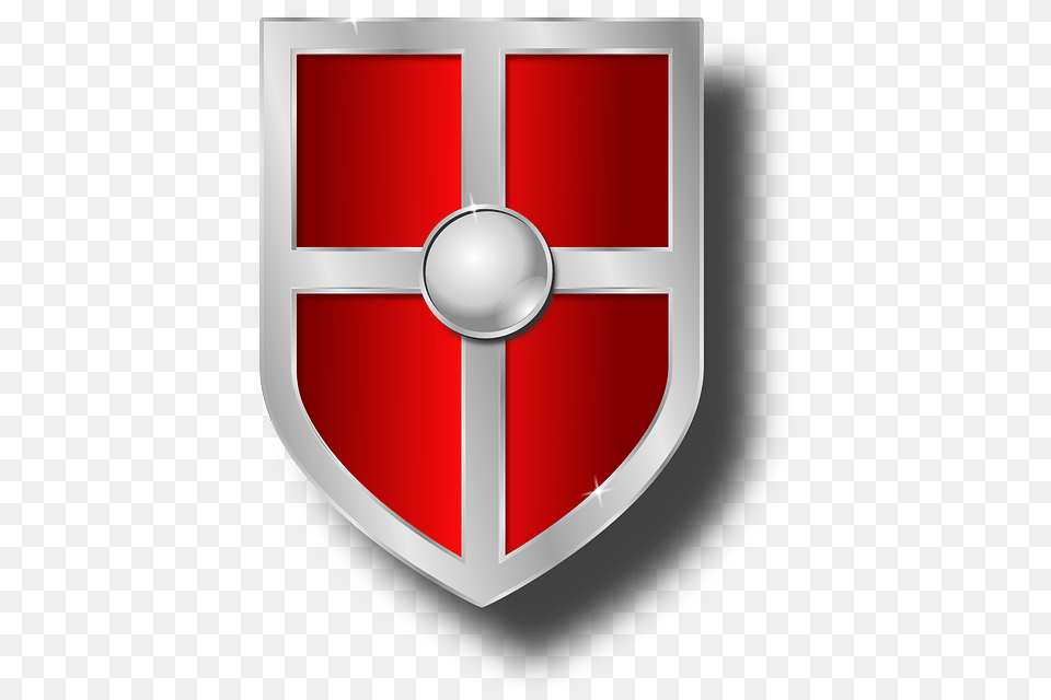 Armor Color Medieval Metal Metallic Red Shield Weapon Shield Png Image