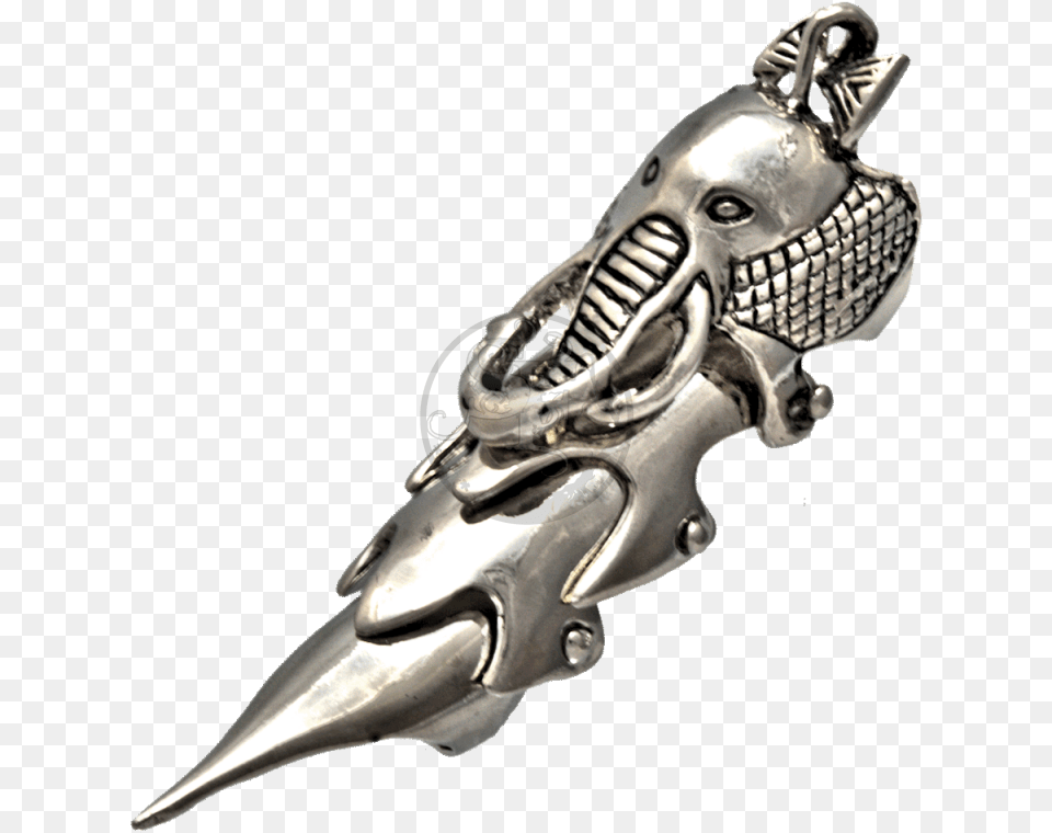 Armor Ring Gothic Knuckle Ring Ring, Blade, Dagger, Knife, Weapon Free Png Download