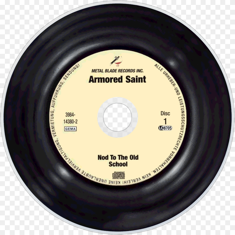 Armored Saint Nod To The Old School Cd Disc Image Circle, Disk Free Png Download