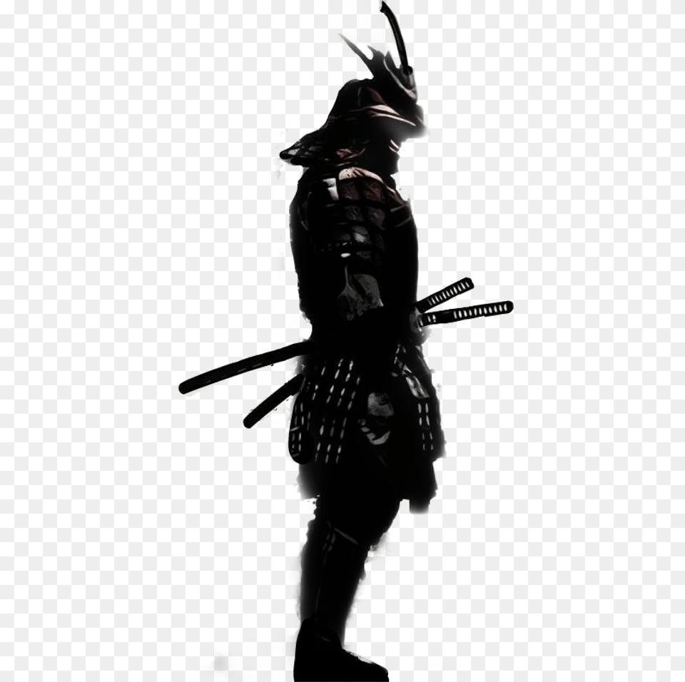 Armored Samurai, Person, Silhouette, Adult, Male Png