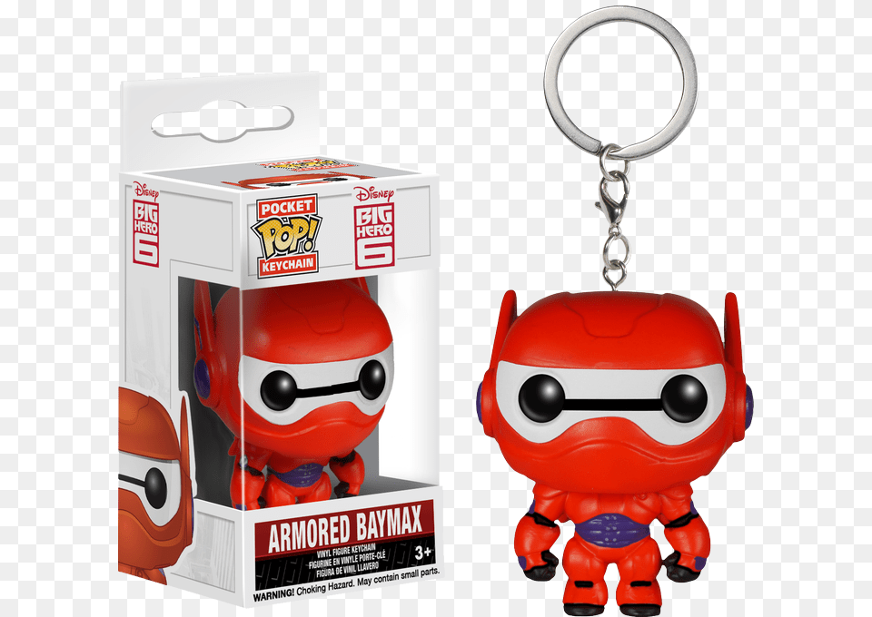 Armoured Baymax Pocket Pop Keychain Funko Pop Keychain Disney, Baby, Person Free Transparent Png