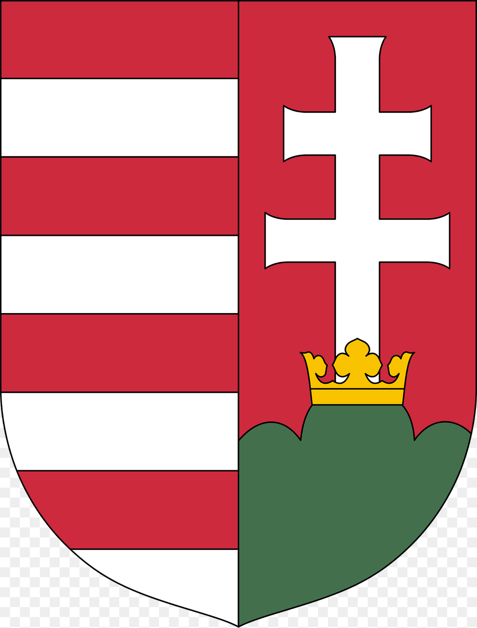 Arms Of Hungary Clipart, Armor, Shield, First Aid Png Image