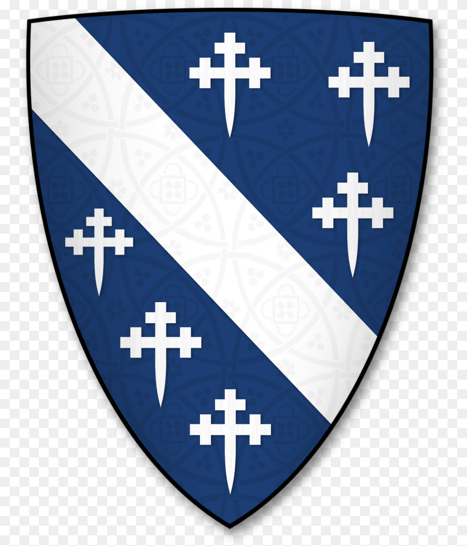 Arms Of The Cheyne Clan Of Scotland History Of Bosnian Flag, Armor, Shield, Cross, Symbol Free Png