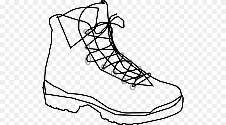 Army Boot Black And White Clip Art, Clothing, Shoe, Footwear, Plant Png