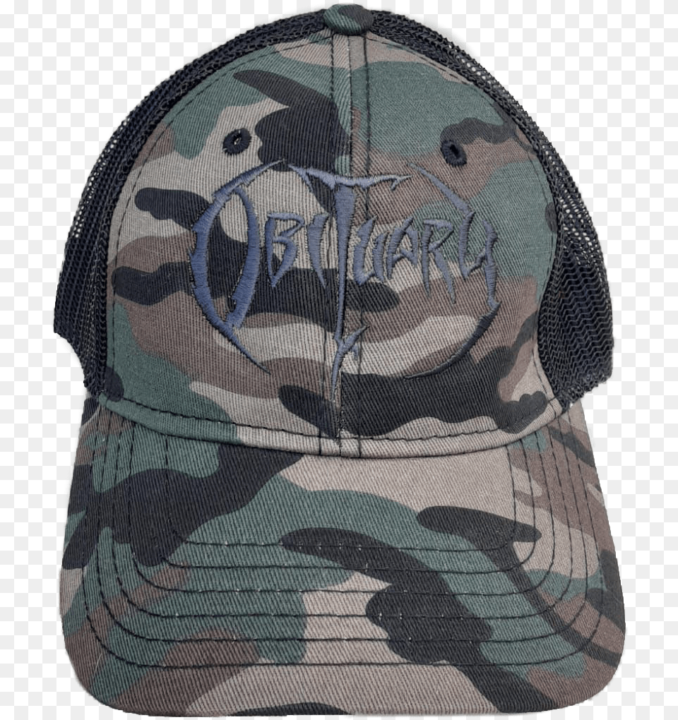 Army Camo Hat Black Logo For Baseball, Baseball Cap, Cap, Clothing, Man Png
