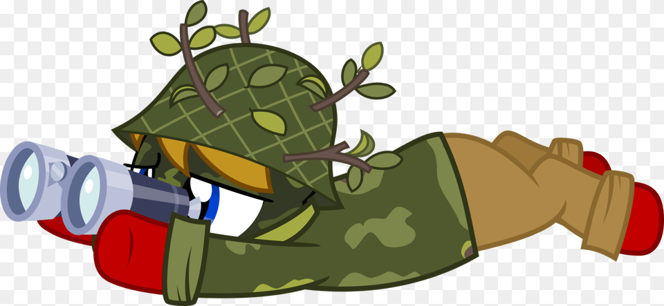 Army Camouflage Binoculars Camouflage Lying On Belly Cartoon, Dynamite, Weapon, Cannon Free Transparent Png