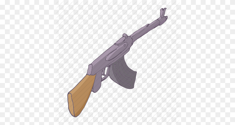 Army Cartoon Gun Machine Military War Weapon Icon, Firearm, Rifle, Blade, Dagger Free Png Download