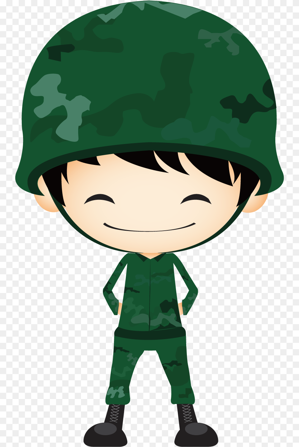 Army Clip Art Cute Cute Soldier Clipart, Baby, Person, Elf, Face Free Png Download