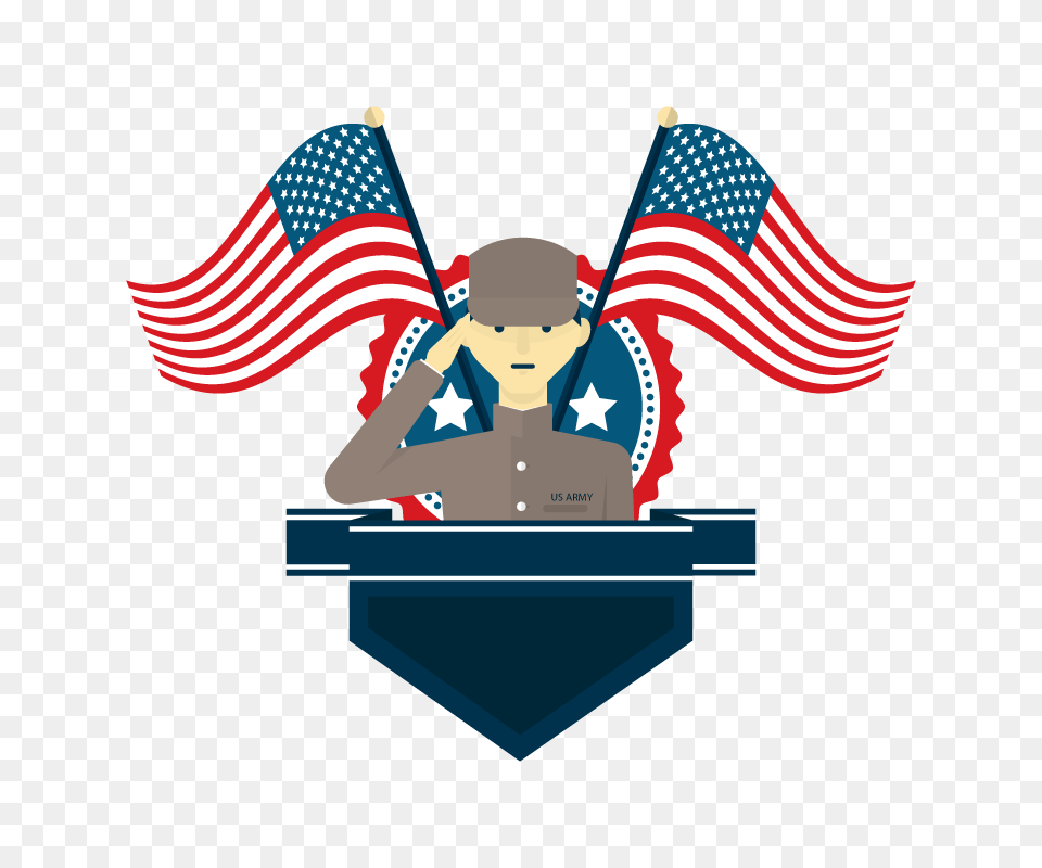 Army Clipart Veterans Day, American Flag, Flag, Baby, Person Free Transparent Png