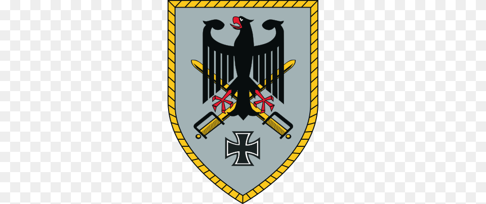 Army Command German Army, Emblem, Symbol, Armor, Shield Free Png