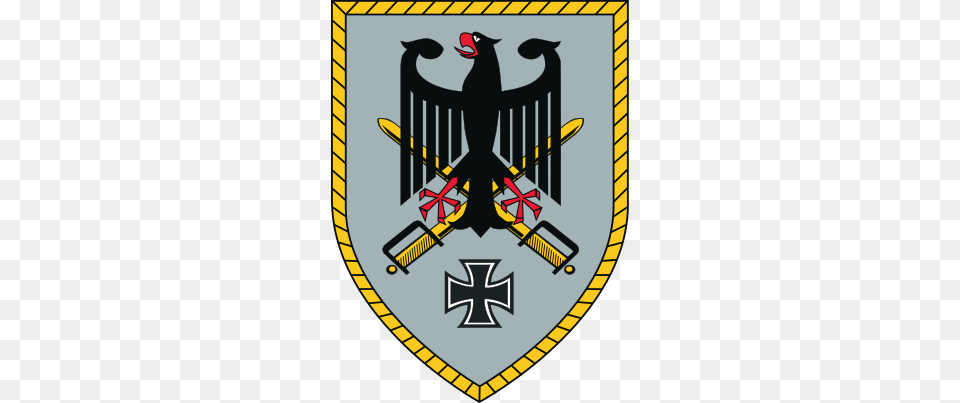 Army Command German Army German Coat Of Arms, Emblem, Symbol, Armor, Shield Free Png